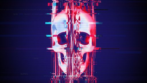 Glitch Skull Thumb